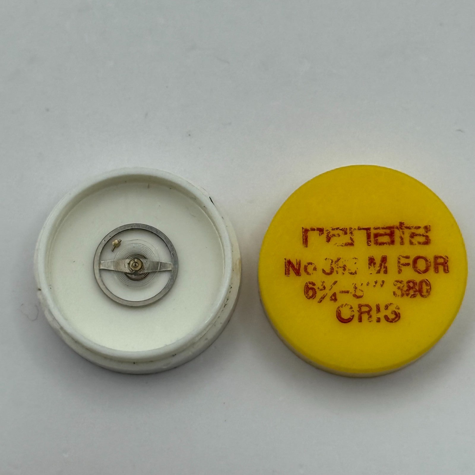 Oris 380 Balance Wheel Complete And Spring 6¾–8’’’  Watch Movement Parts  NOS