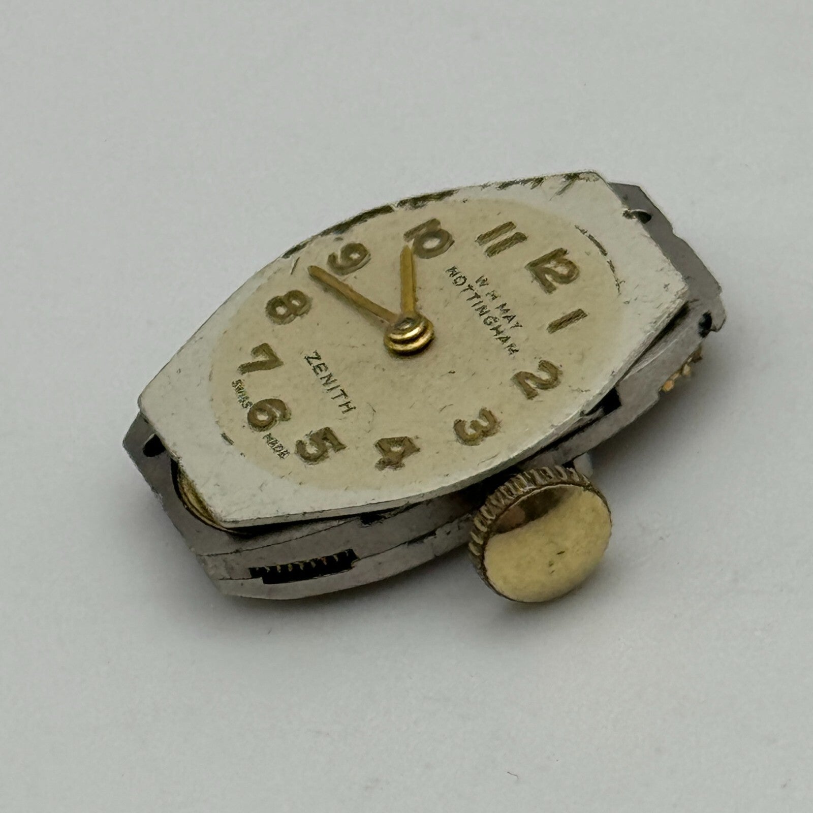 12.8mm Ladies Zenith Cal 525 W H May Nottingham Manual Wind Watch Movement PARTS