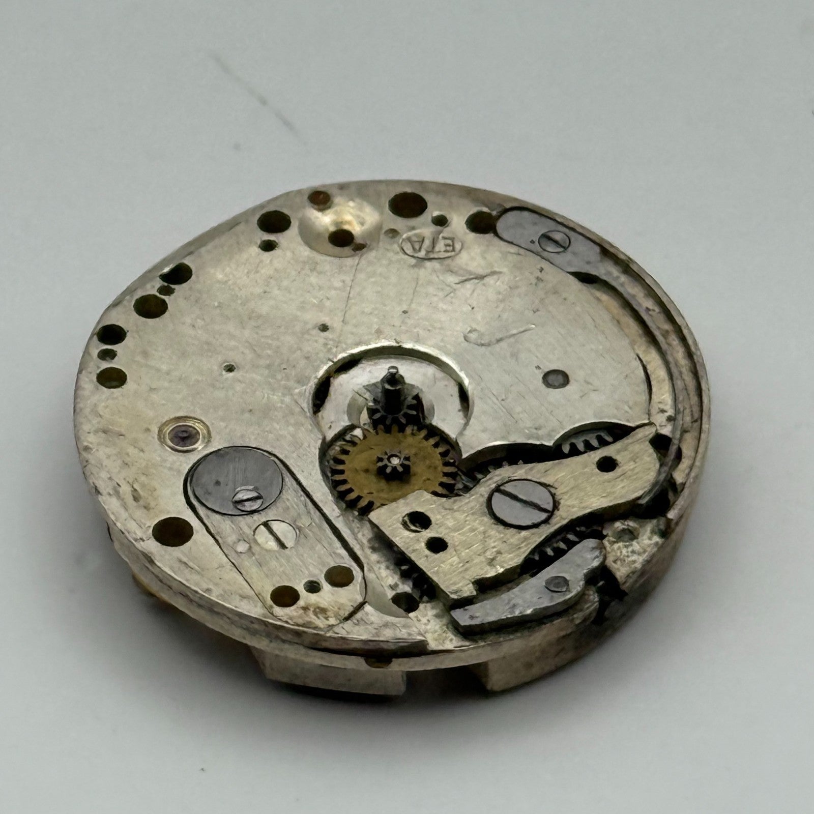 ETA Swiss Watch Movement Manual Wind Vintage Parts Repair Spares 23.6mm