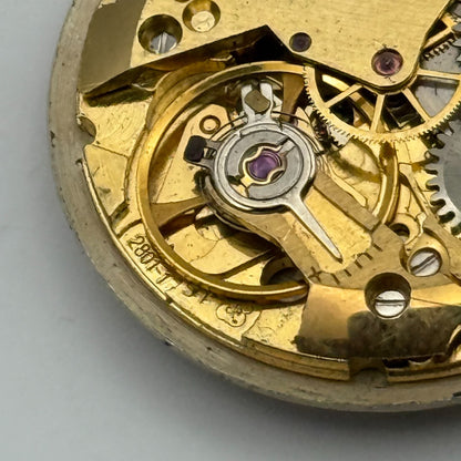 ETA 2801-1 Watch Movement Garrard Manual Wind Vintage Swiss Parts Repair Spares