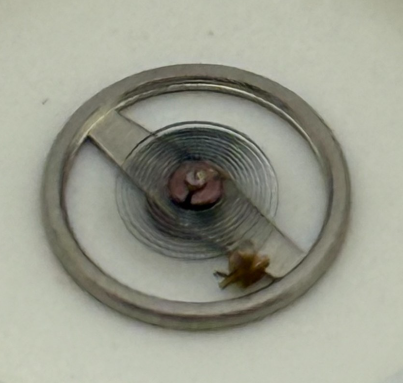 Brac Balance Wheel Complete And Spring 8¾’’’ Renata Watch Movement Parts NOS 