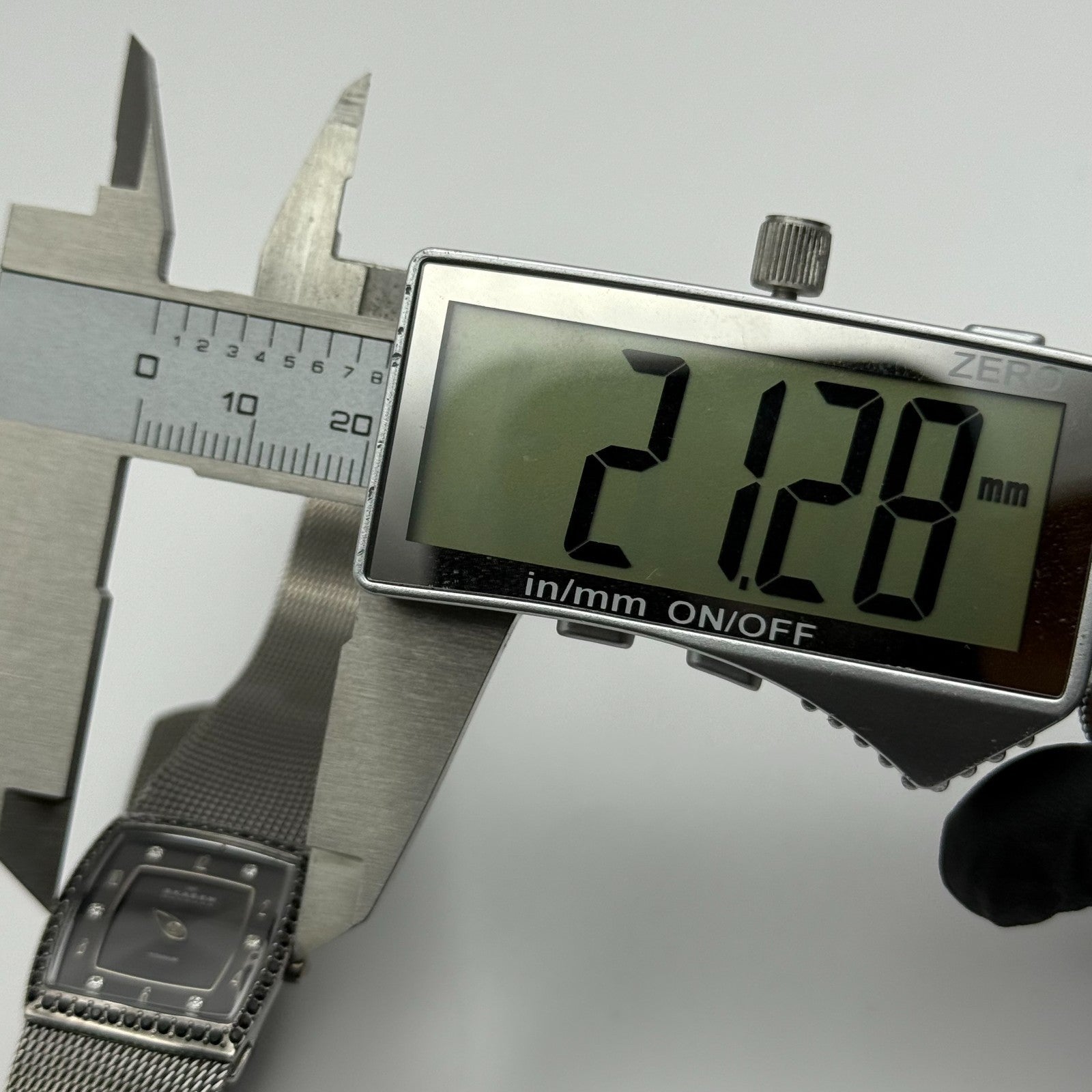 Skagen Denmark Ladies Quartz Watch Titanium Mesh Band Japan 21mm PARTS REPAIR