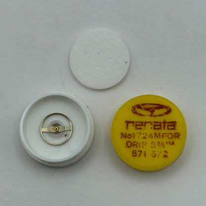 Oris 671 672 Balance Wheel Complete And Spring 8¾’’’ 1724 M Watch Movement Parts