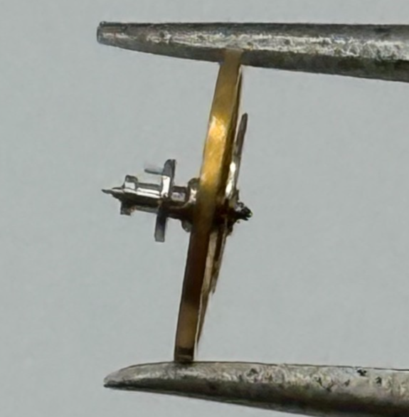 BFG 930 Balance Wheel Complete And Spring 7 3/4''' 1910 Watch Movement Parts 