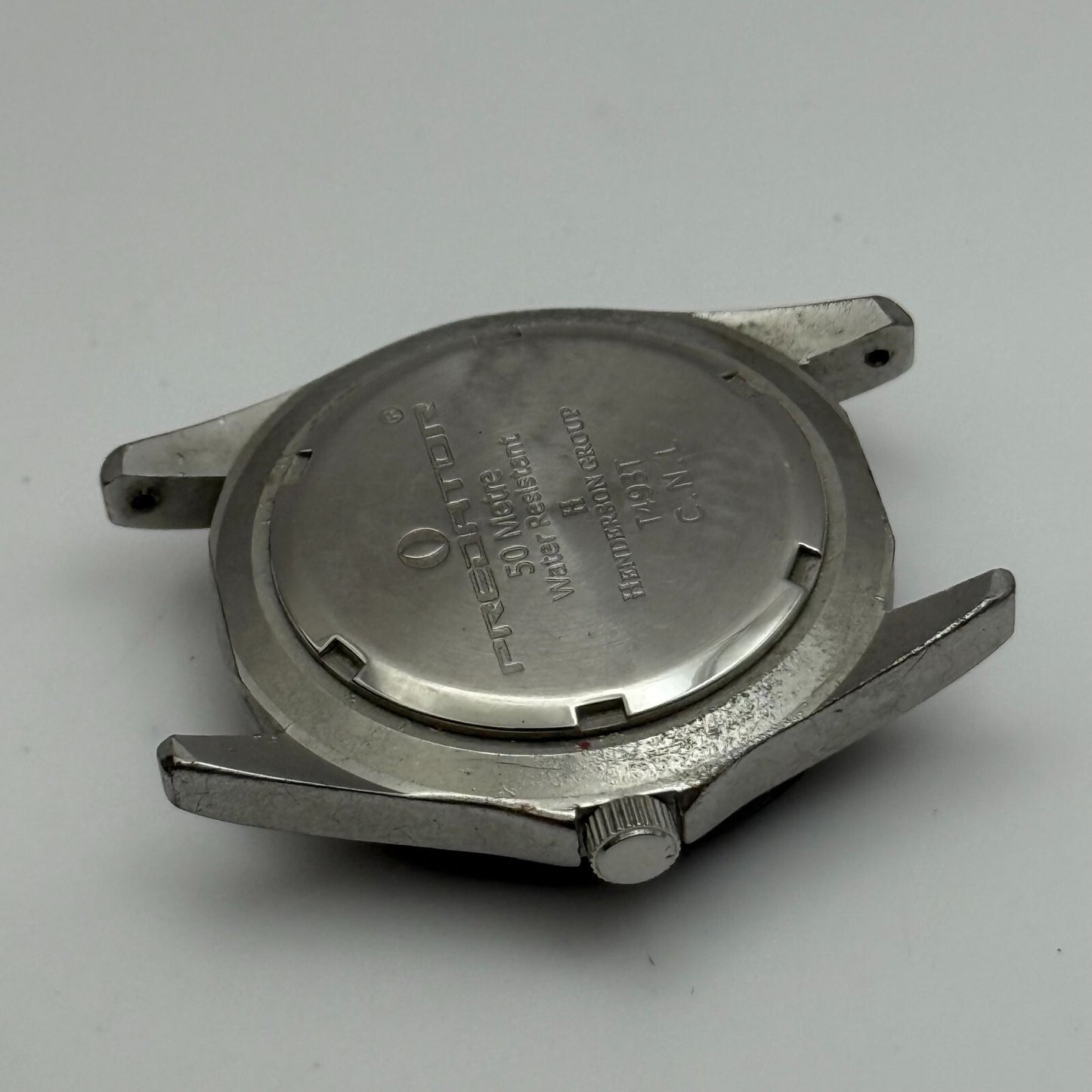 34mm Working Men's Predator Tachymeter 50M Blue Black Divers Quartz Watch Head