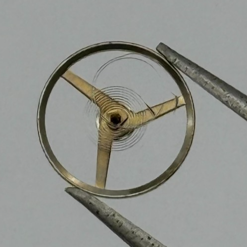 FEF 6660 Balance Wheel Complete And Spring Ord + Inca 1711 Watch Movement Parts