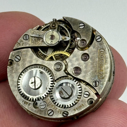 23.6mm Dominex Balance Ok 15 Jewels Swiss 2 Adj Manual Wind Watch Movement PARTS