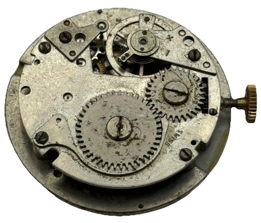 D321 Watch Movement Manual Wind Vintage Lifetime Mainspring Parts Repair 31.1mm
