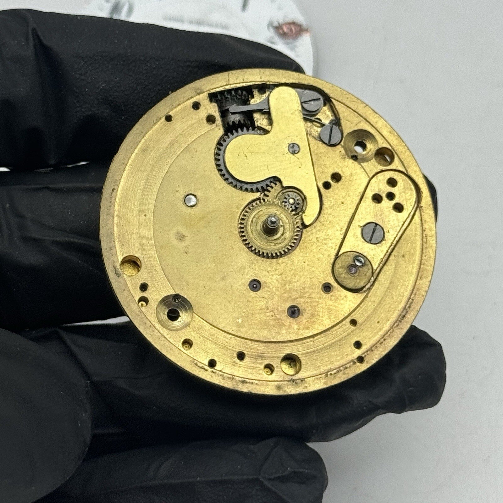 41.4mm Union Horlogere U H Pocket Watch Movement Dial FOR PARTS Restore