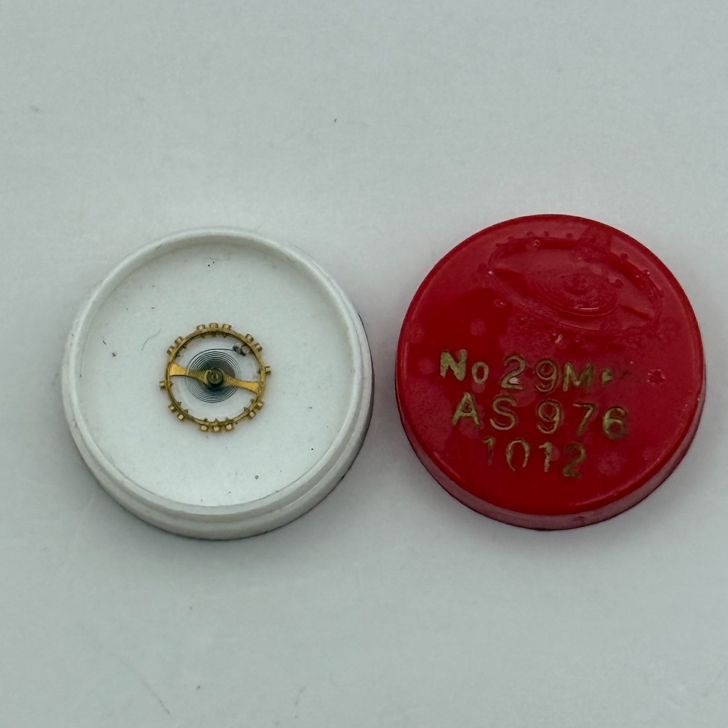 AS 976 1012 Balance Wheel Complete And Spring  29 M Watch Movement Parts 