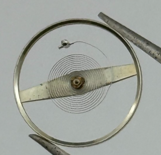 ST 96 Balance Wheel Complete And Spring 11 1/2’’’ 1268 M Watch Movement Parts