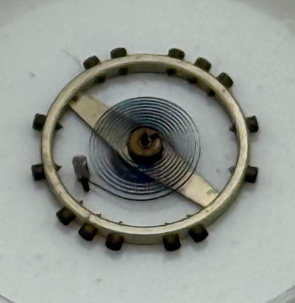 FEF 270 Balance Wheel Complete And Spring  5¼’’’ 173 Watch Movement Parts NOS