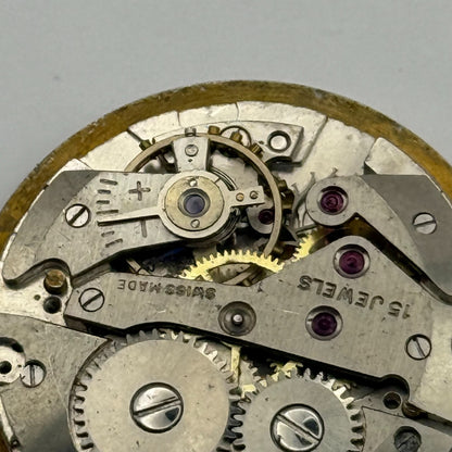 AS 1123 1124 Watch Movement Avia Manual Wind Vintage Swiss Parts Repair 25.8mm