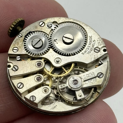 27mm Roamer Balance Ok Men's Meteor Trench Watch Movement Vintage Swiss PARTS