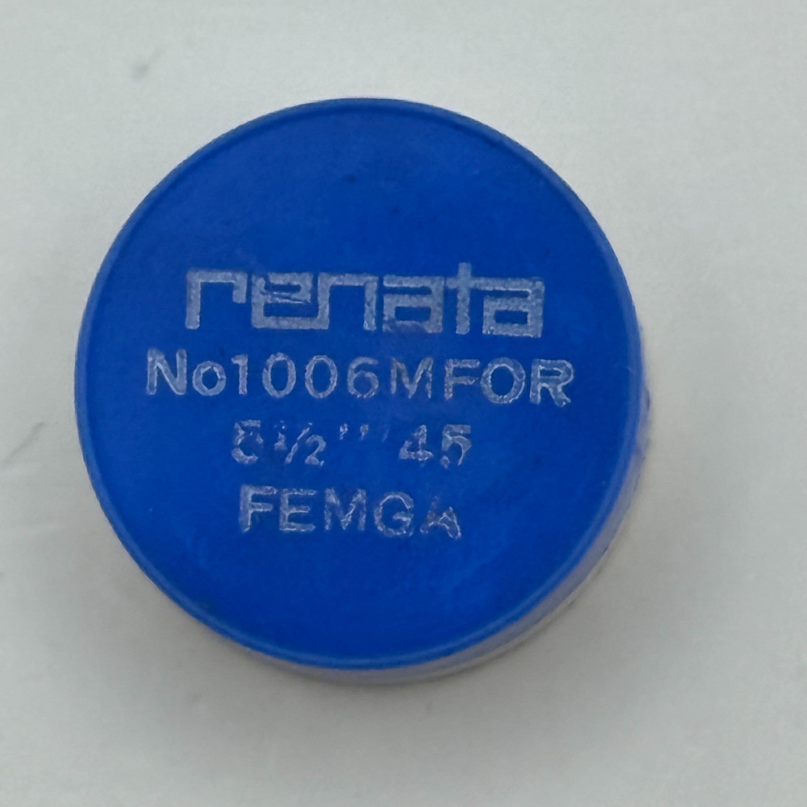 Femga 45 Balance Wheel Complete And Spring 5 1/2'''  1006 M Watch Movement Parts