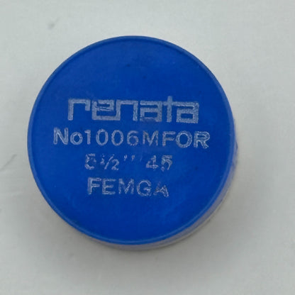 Femga 45 Balance Wheel Complete And Spring 5 1/2'''  1006 M Watch Movement Parts