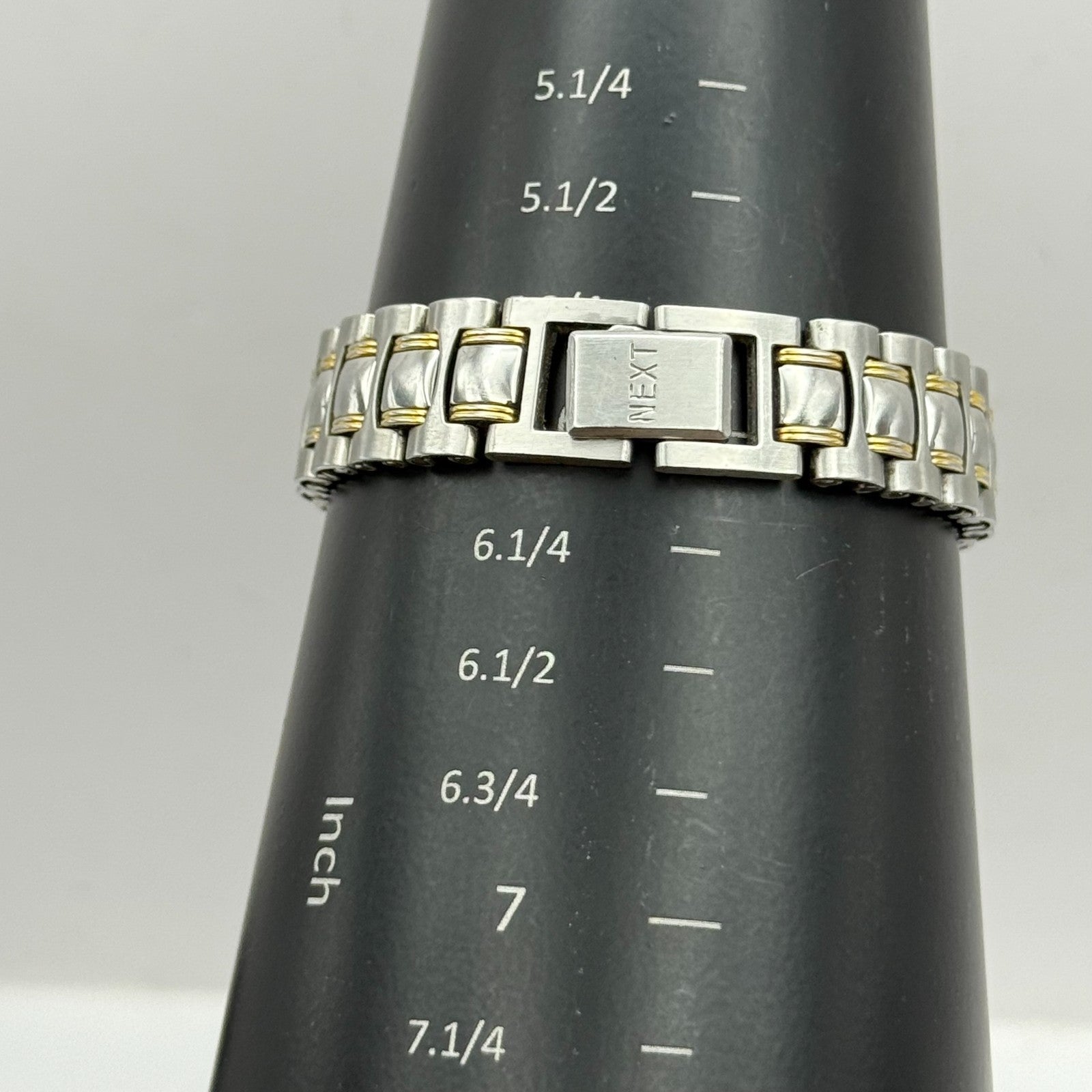 27mm Working Ladies Next Two Tone Roman Numerals Quartz Watch 5.75 Inches