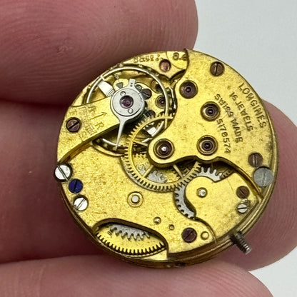 19.7mm Antique Longines 8.6 Greenwood & Sons Leeds Manual Wind Watch Movement