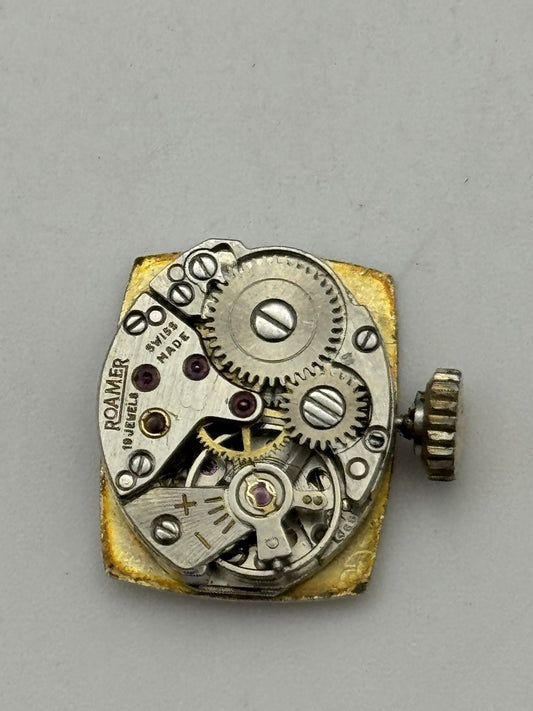 13mm Vintage Roamer MST 466 Manual Wind Swiss Watch Movement PARTS REPAIR