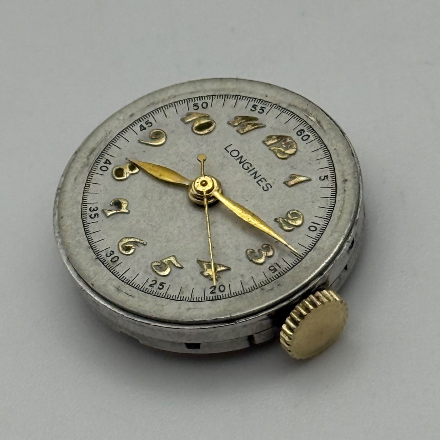 Longines 8LN Centre Seconds Manual Wind Watch Movement RARE Vintage PARTS 19.5mm