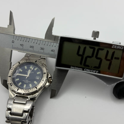 Claude Valentini Sports 900 Men’s Quartz Watch Date Steel Bracelet Working 39mm