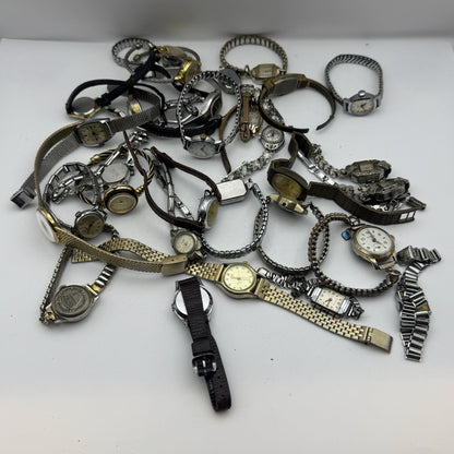 Bundle Of Vintage Ladies Watches Mechanical Wind Up Job Lot Parts Repair Spares