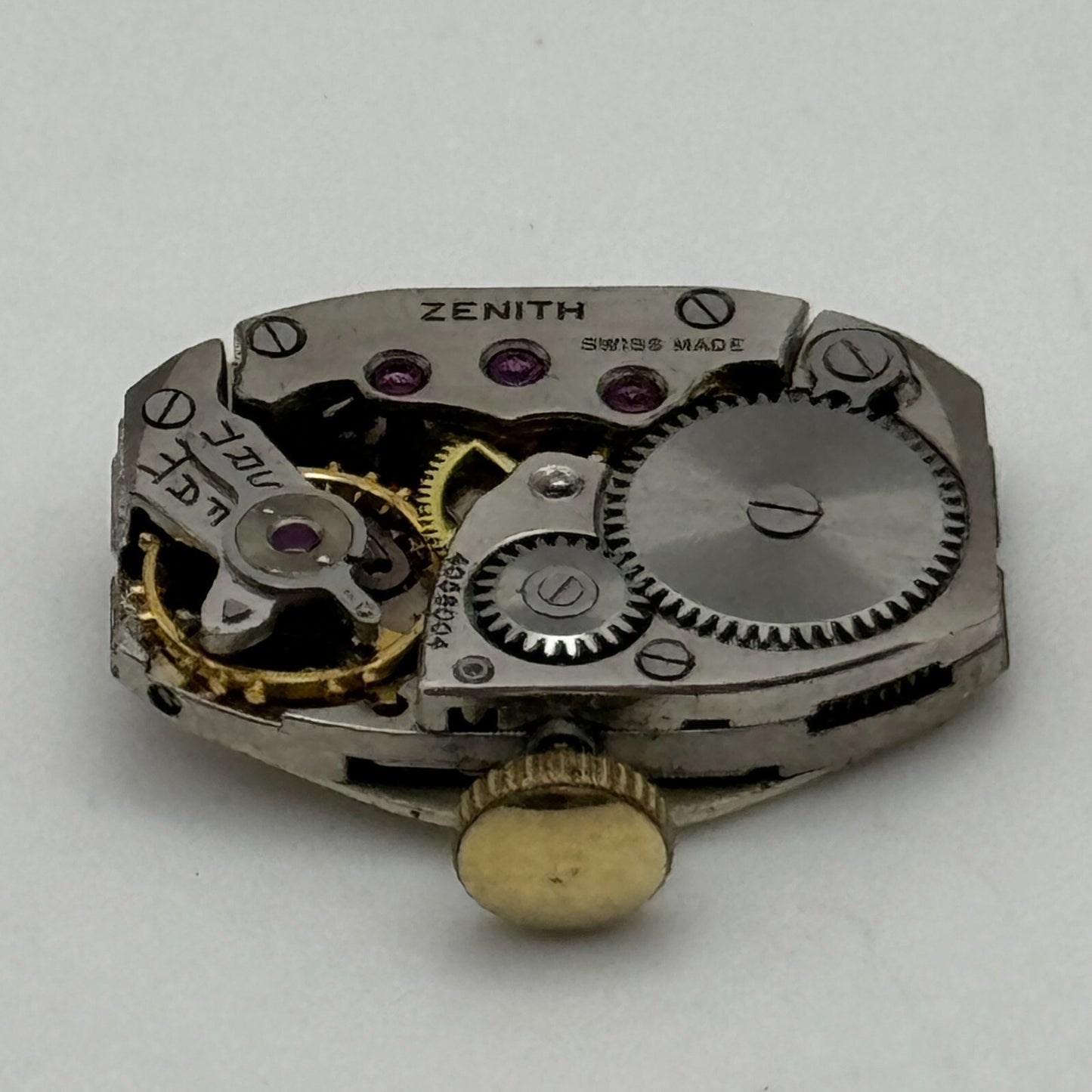 12.8mm Ladies Zenith Cal 525 W H May Nottingham Manual Wind Watch Movement PARTS