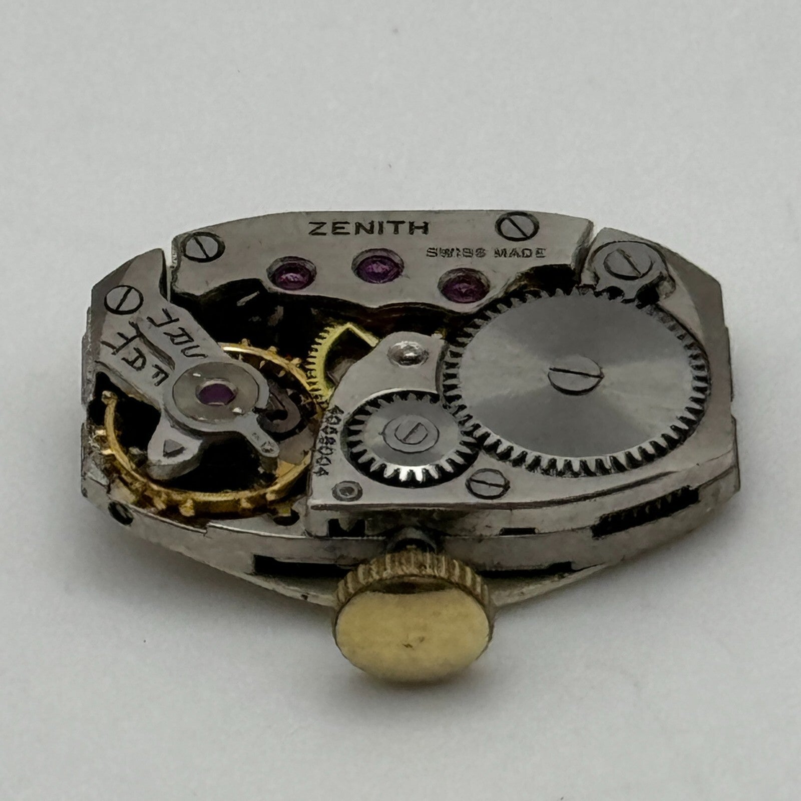 12.8mm Ladies Zenith Cal 525 W H May Nottingham Manual Wind Watch Movement PARTS