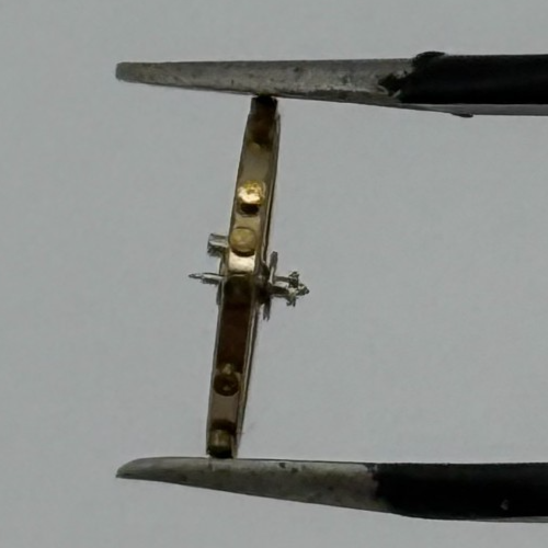 FHF 150 Balance Wheel Complete And Spring 10 1/2’’’ Watch Movement Parts NOS