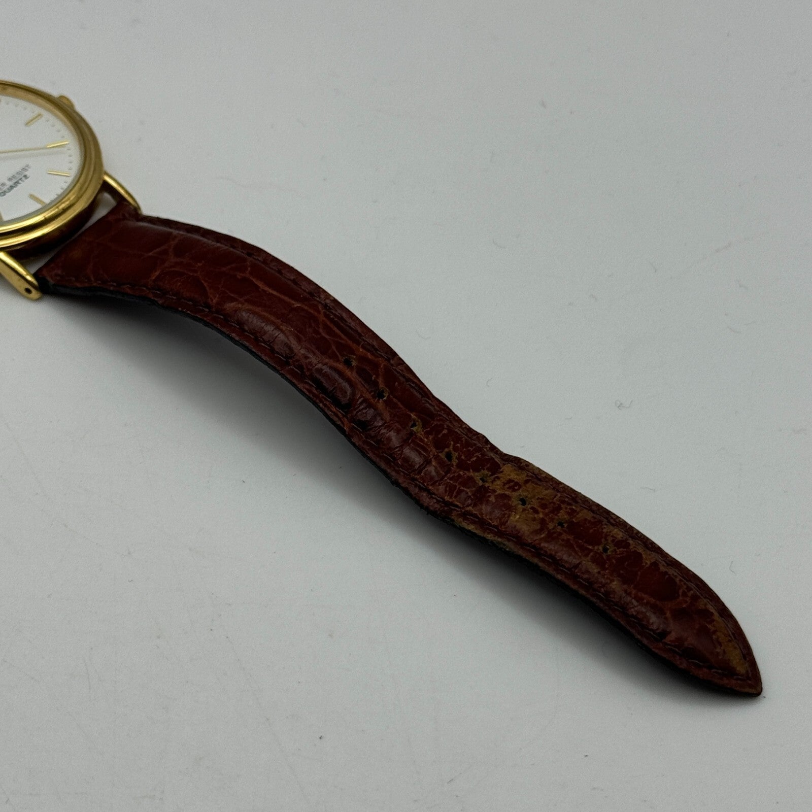 34mm Working Lorus V501-8B30 Vintage Quartz Watch Unisex New Battery 8.5 Inches