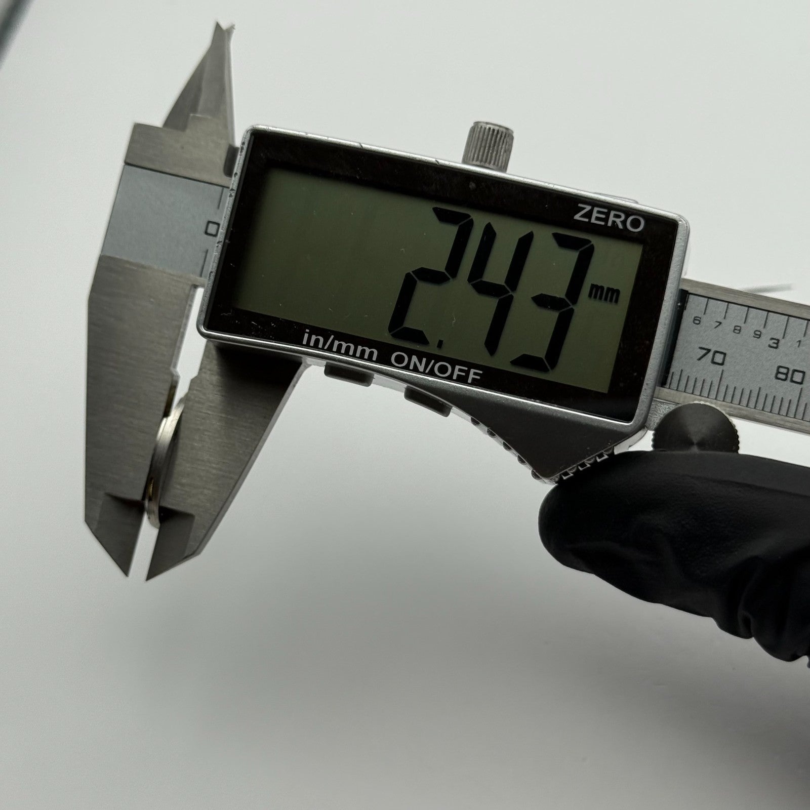 Jaeger Le Coultre 895 Thin Watch Movement Square Dial Vintage Parts Repair 21mm