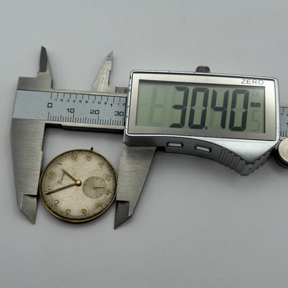 AS 1200 Watch Movement Timor Manual Wind Vintage Swiss Parts Repair 30.4mm