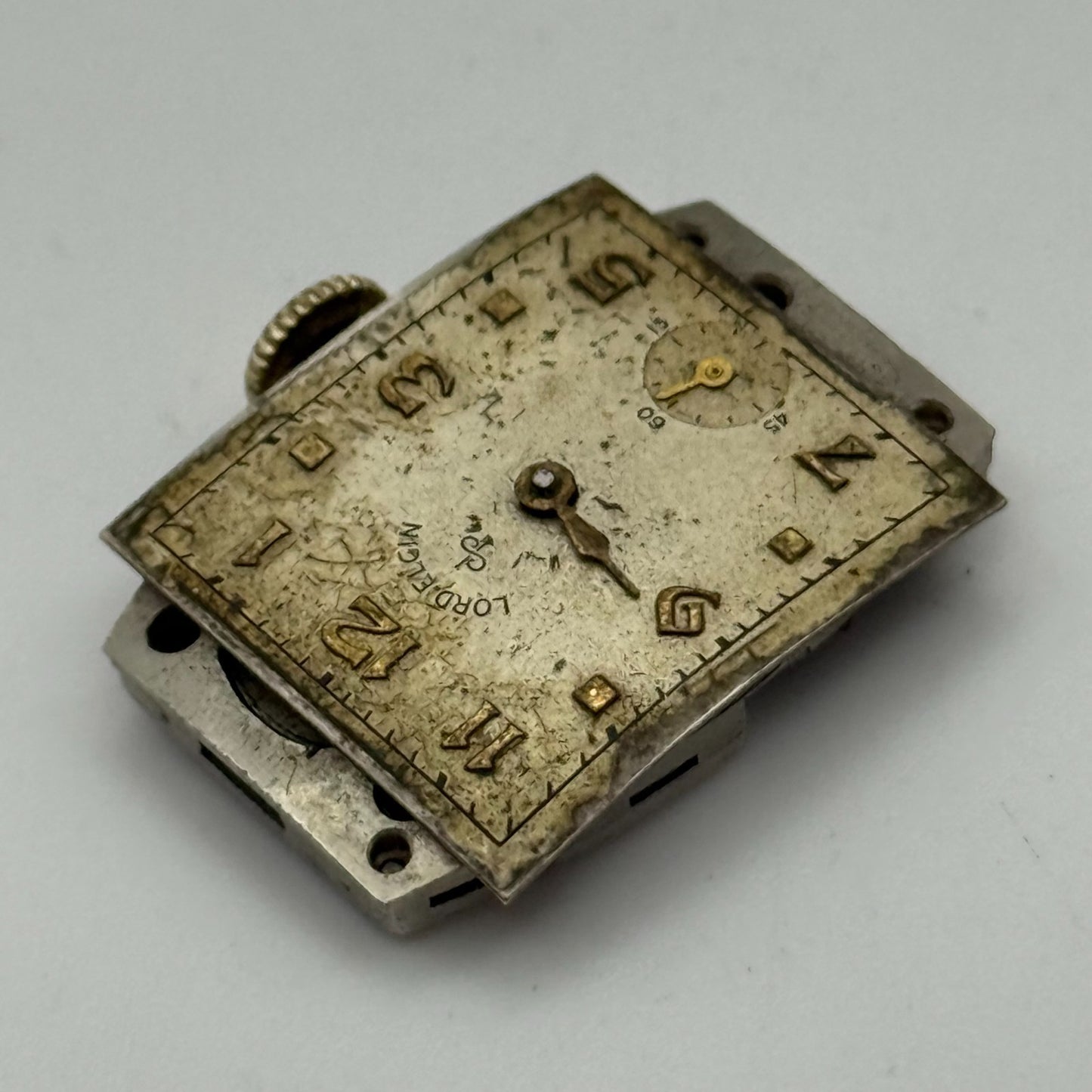 1950 Vintage 15/0s Lord Elgin 626 Model 2 American Watch Movement PARTS REPAIR