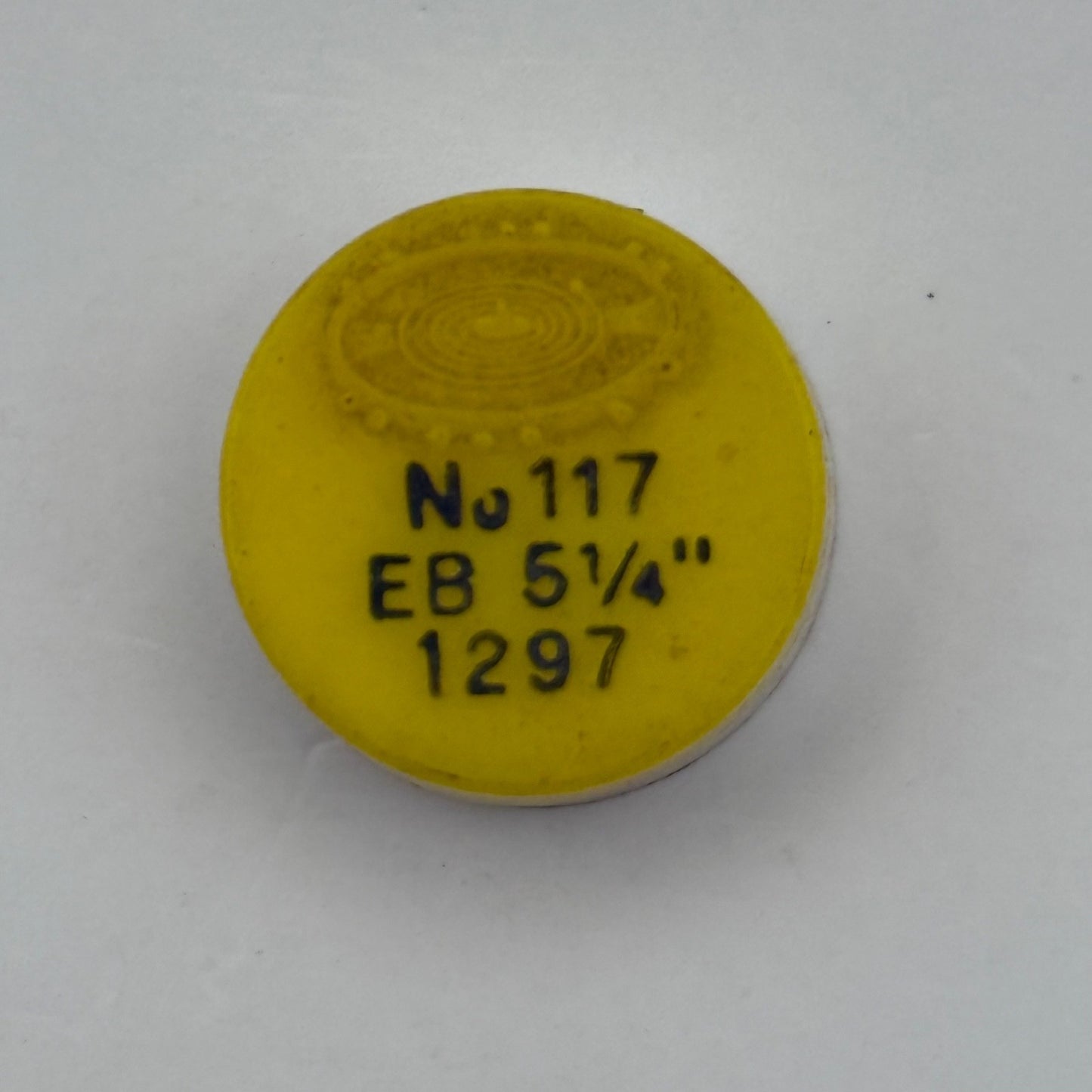 EB 1297 Balance Complete 5 1/4''' Renata 117 Watch Movement Parts Vintage DAMAGE