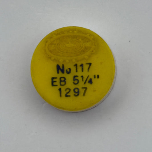 EB 1297 Balance Complete 5 1/4''' Renata 117 Watch Movement Parts Vintage DAMAGE