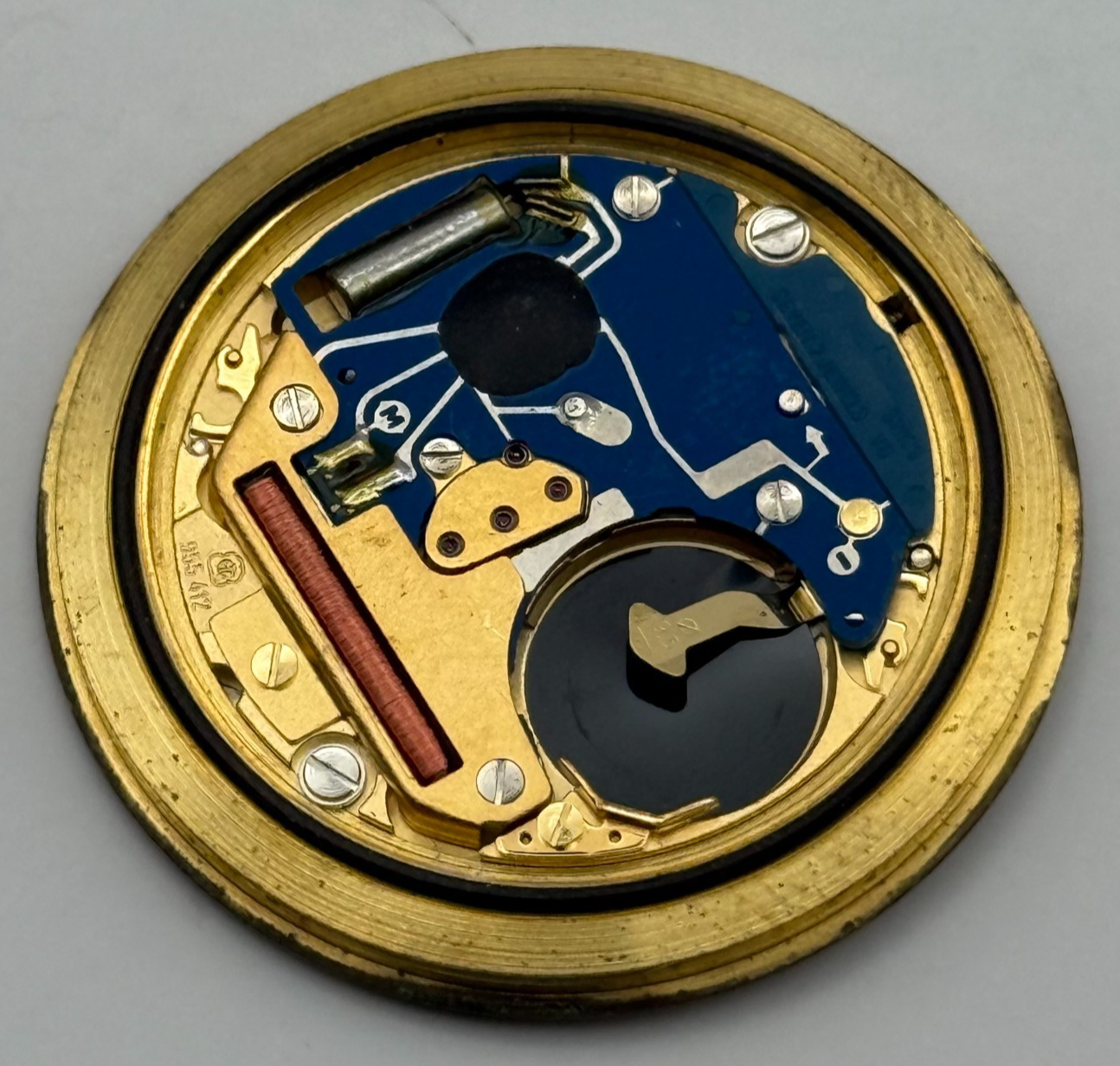 ETA 955.412 Quartz Watch Movement Rotary Date Vintage Swiss Parts Repair 31.8mm