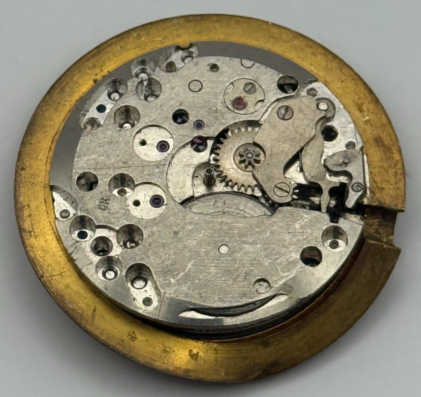 Loda Watch Movement Manual Wind Vintage Swiss 15 Jewels Parts Repair Spares 29mm