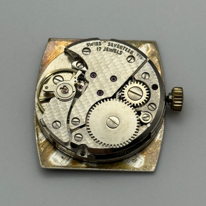 FHF ST 96-4 Watch Movement Running Accurist Date Manual Vintage Parts 25.9mm