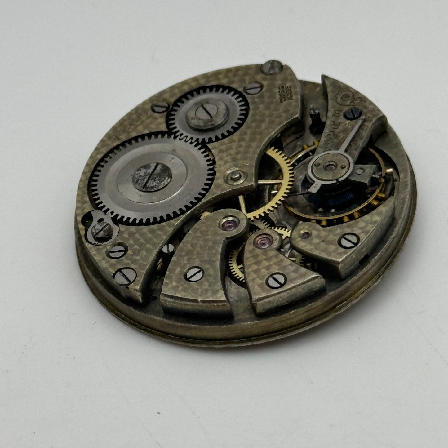 43mm Oreba Swiss Made Vintage Pocket Watch Movement PARTS SPARES REPAIR