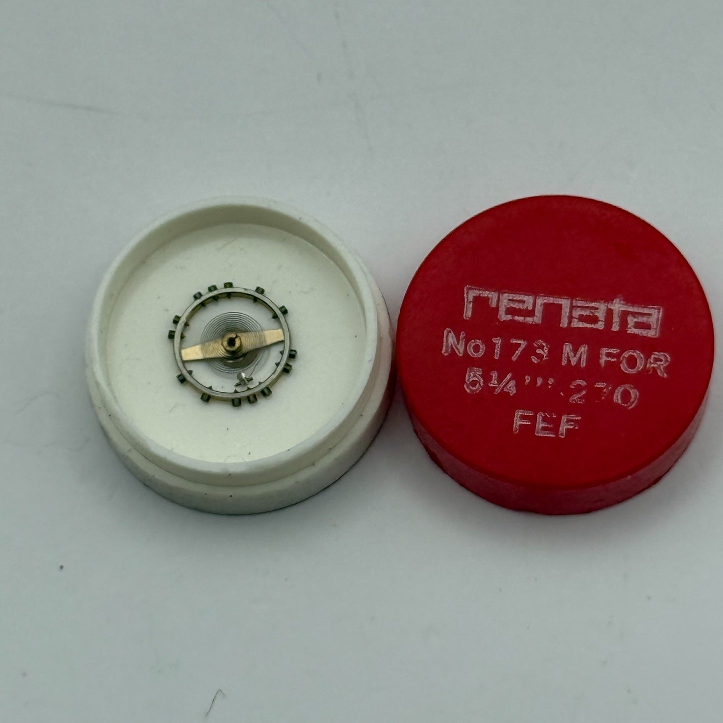 FEF 270 Balance Wheel Complete And Spring 5 1/4’’’ 173 M Watch Movement Parts