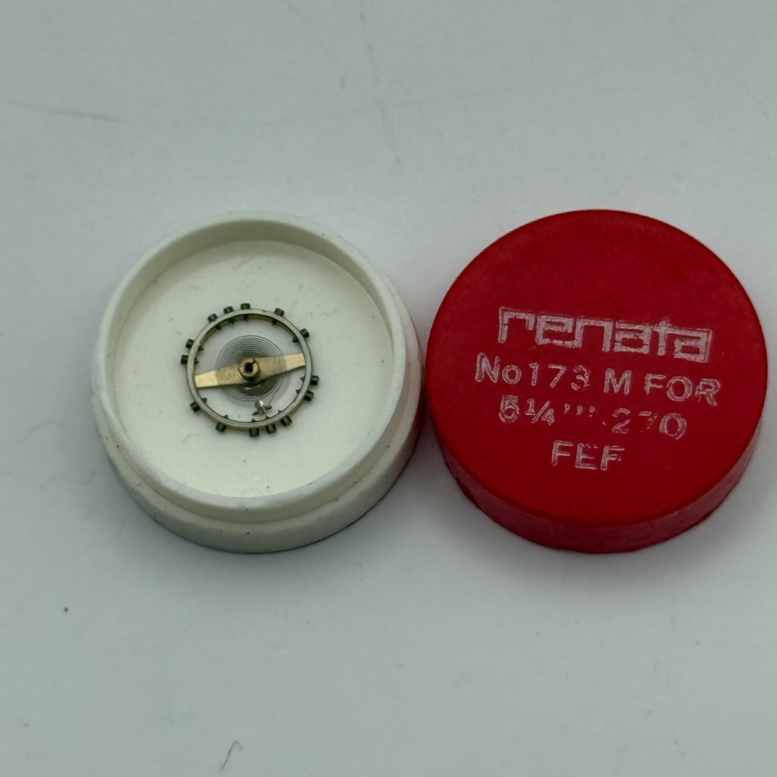 FEF 270 Balance Wheel Complete And Spring 5 1/4’’’ 173 M Watch Movement Parts