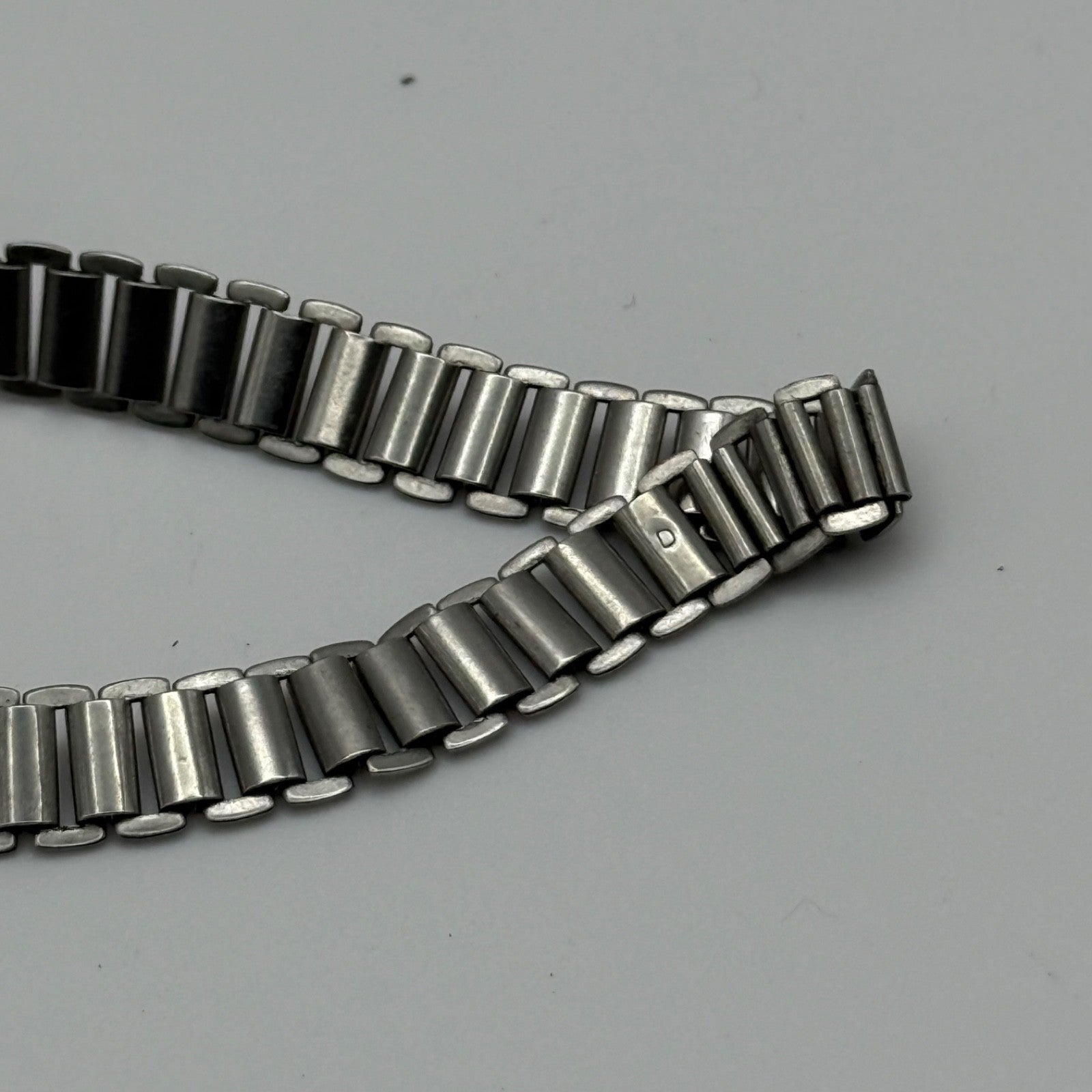 23mm Vintage Timex Cinderella Bonklip Bracelet Manual Wind Watch PARTS / REPAIR