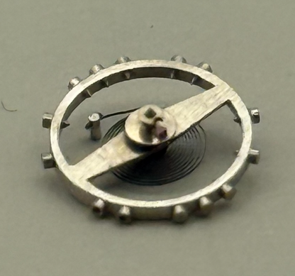 AS 1051 Balance Wheel Complete And Spring 5¼’’’ 34 M Watch Movement Parts NOS