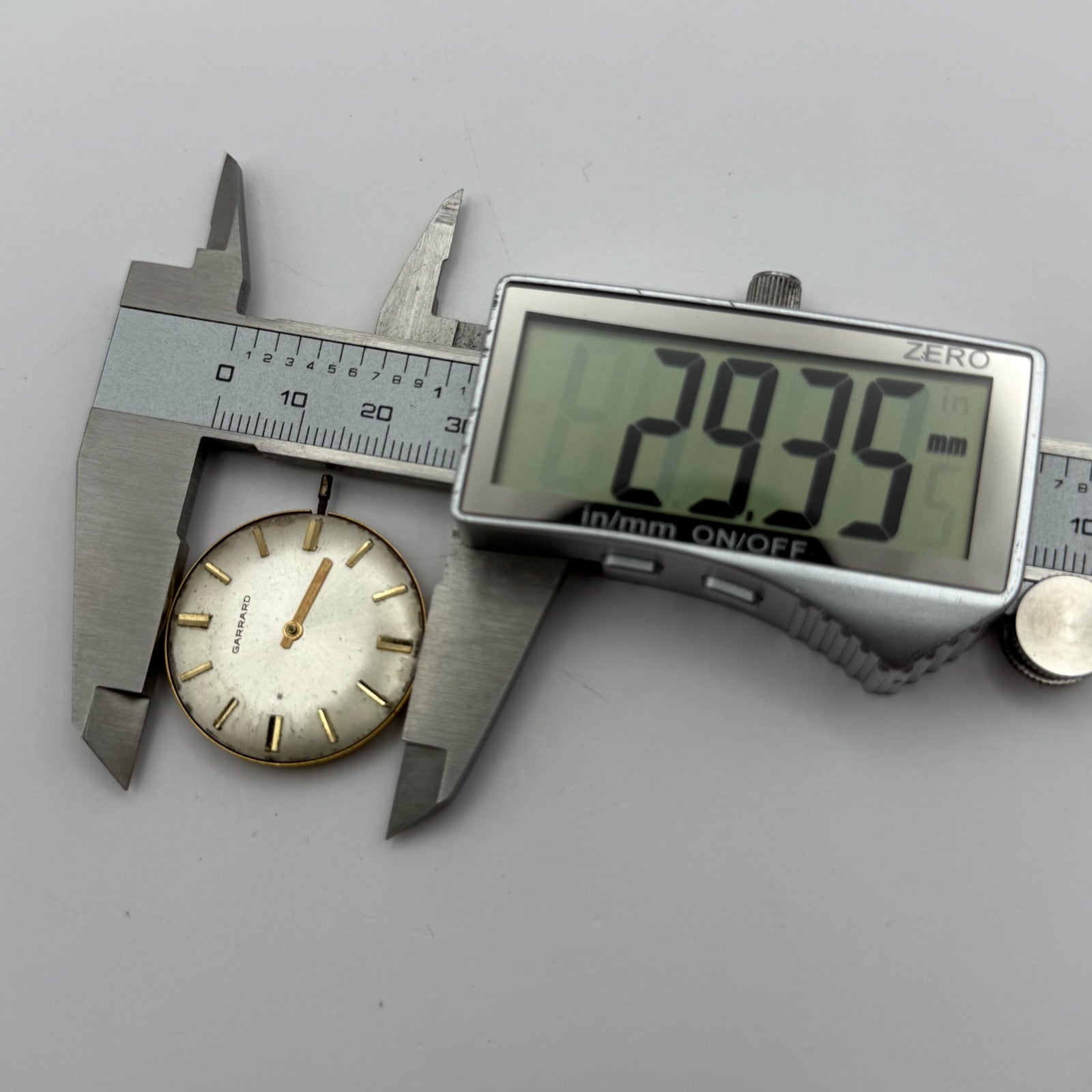 ETA 2391 Watch Movement Garrard Manual Wind Vintage Swiss Parts Repair 29.3mm