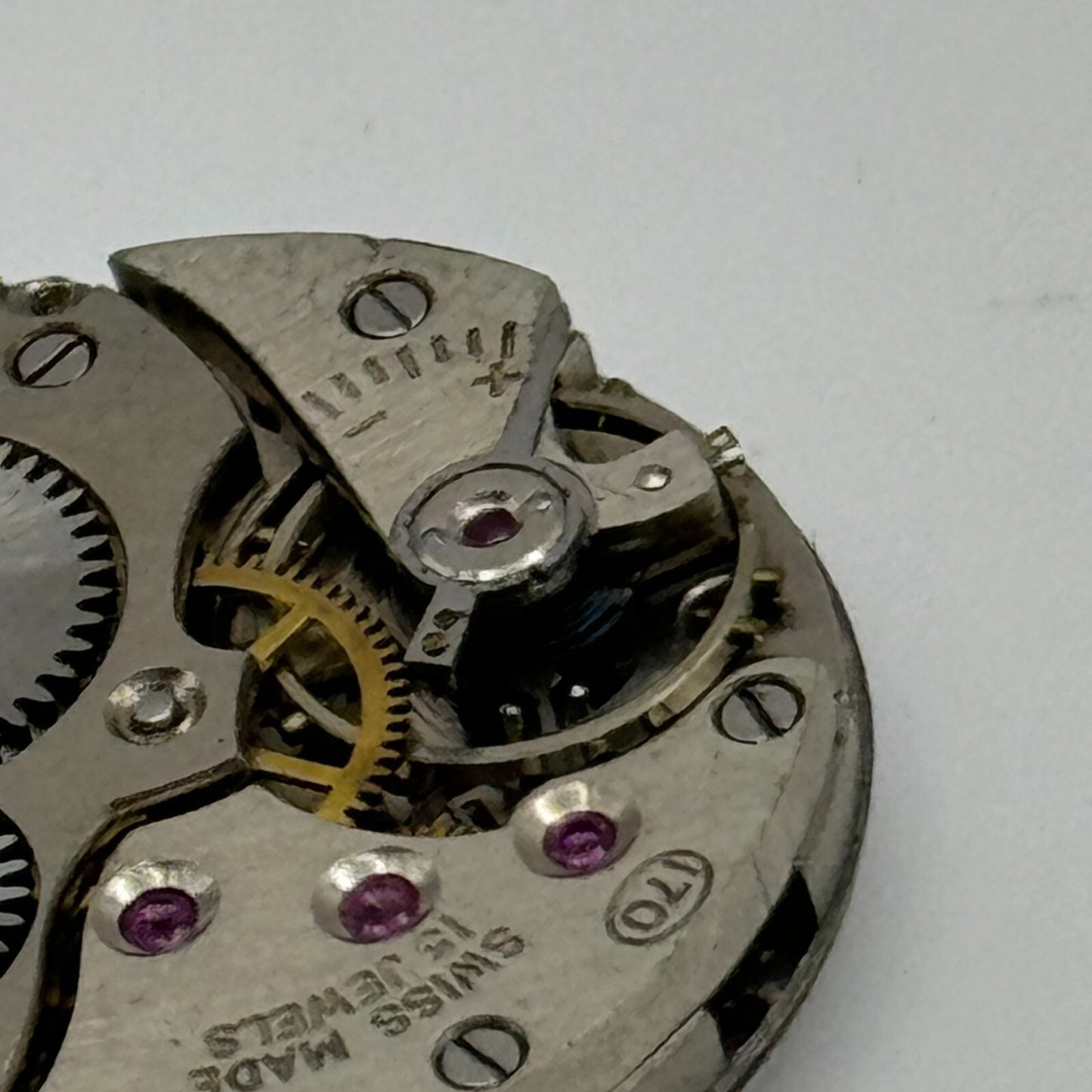 22mm Everite Record 170 Sub Seconds Manual Wind Trench Watch Movement PARTS