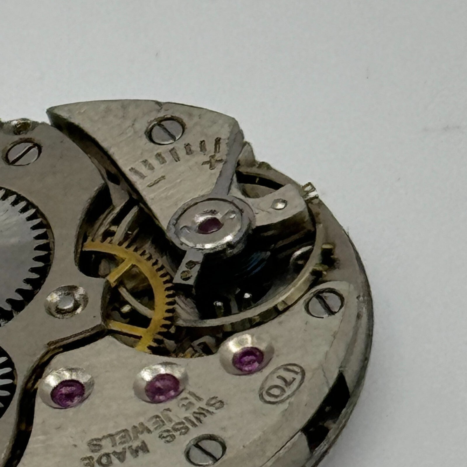 22mm Everite Record 170 Sub Seconds Manual Wind Trench Watch Movement PARTS