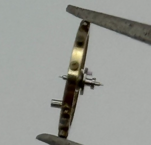 ETA 2480 Balance Wheel Complete And Spring  940 M Watch Movement Parts NOS