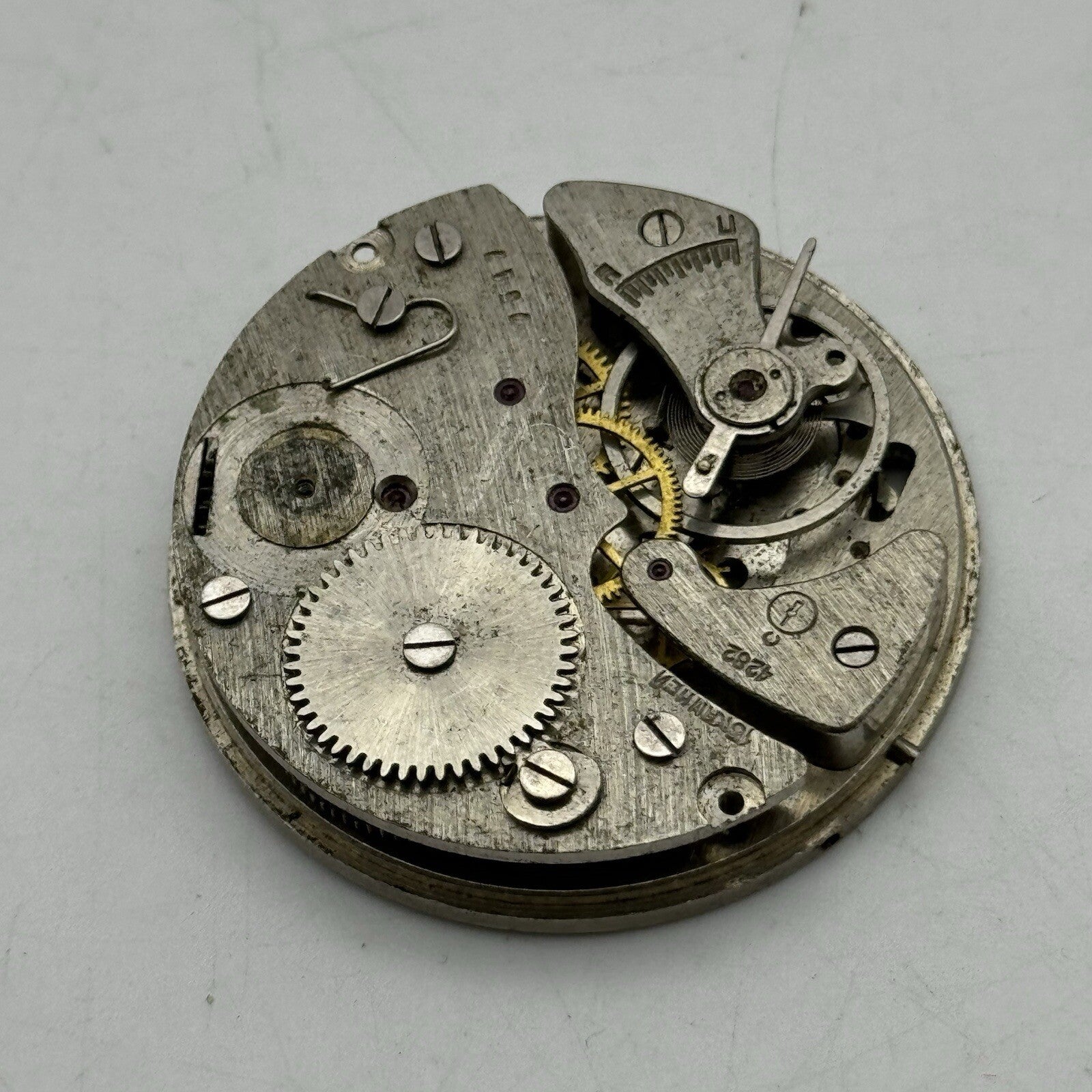 43.2mm Manual Wind Soviet Stop Watch Pocket Watch Movement FOR PARTS Restore
