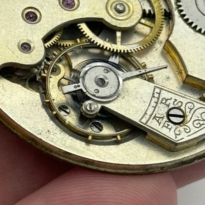 41.7mm Unidentified Quality Open Face Balance Ok Pocket Watch Movement PARTS