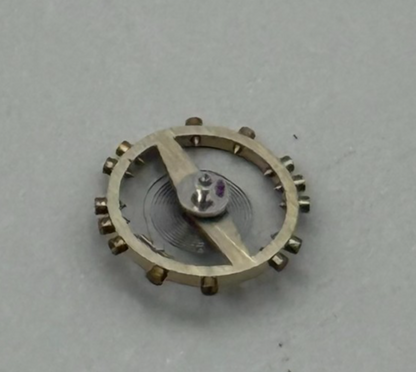 AS 1977-2 Balance Wheel Complete And Spring  1831 M Watch Movement Parts NOS